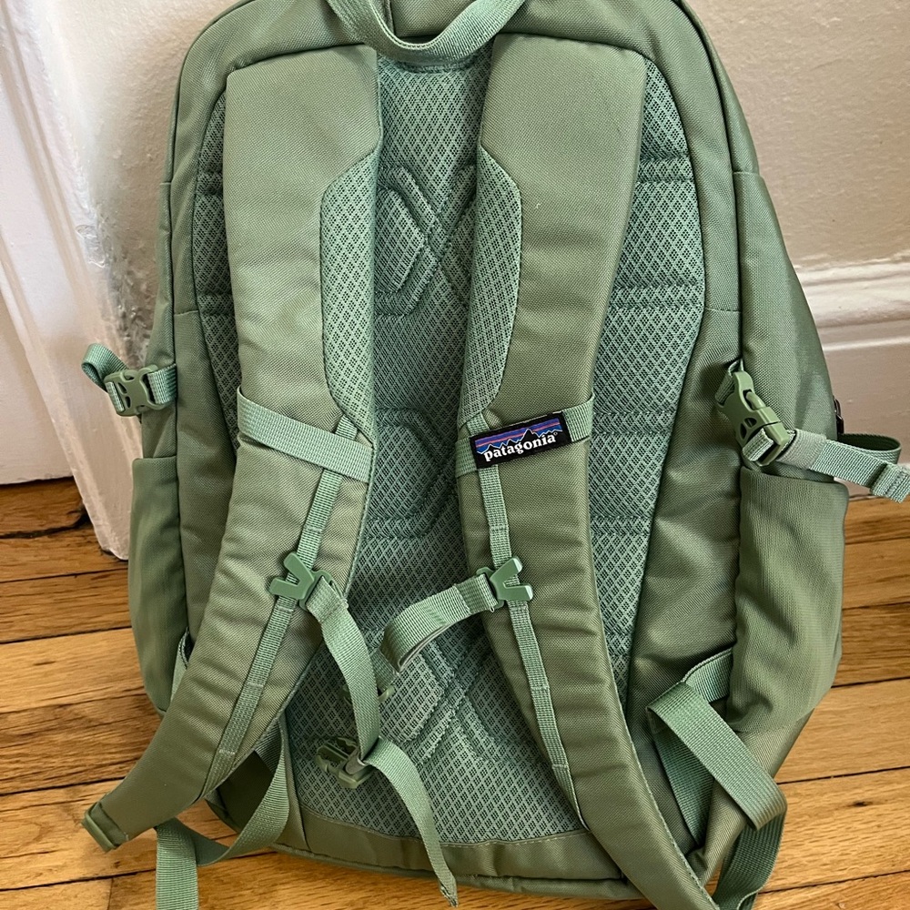 Patagonia Two-Tone Green and Blue Backpack - Picture 2 of 6